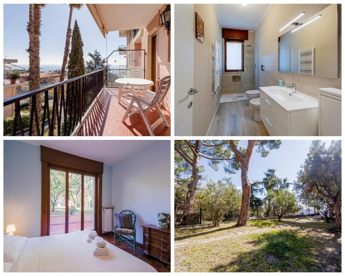 Lemon Tree Apartment - Garden, Sea View, Wifi Sanremo Exterior foto